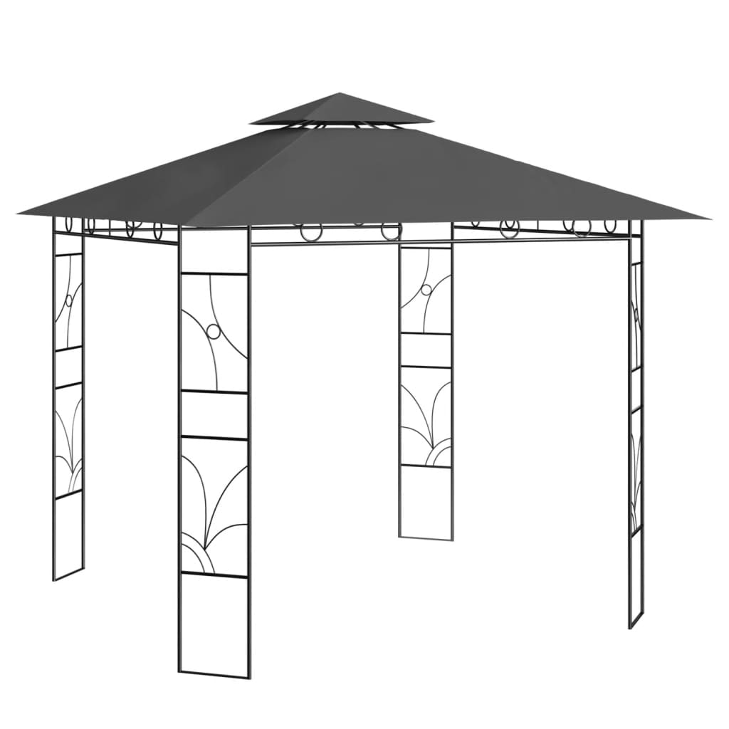 Huvimaja 3x3x27 m antrasiitti 160 g/m²