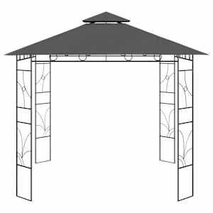 vidaXL Gazebo 3x3x2.7 m Anthracite 160 g/m&sup2;