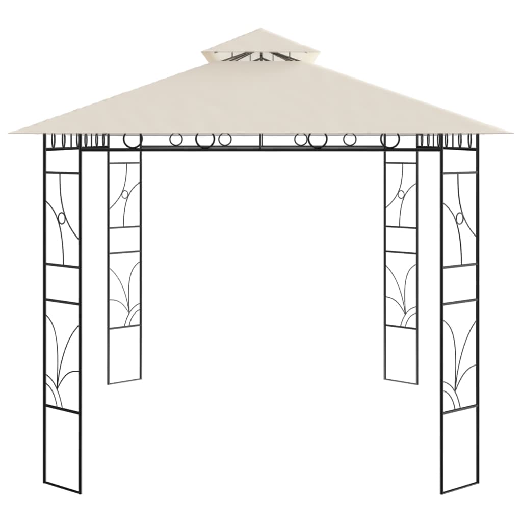 Thumbnail - vidaXL Pavillon 4x3x2,7 m Creme 160 g/m²