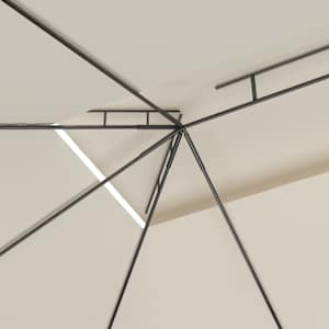 Altán 4 x 3 x 2,7 m krémový 160 g/m² - obrázek 5