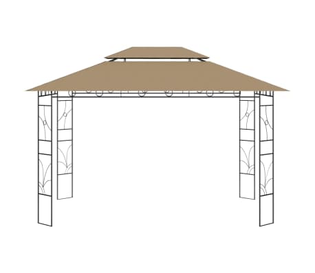 vidaXL Κιόσκι Taupe 4 x 3 x 2,7 μ. 160 γρ./μ²