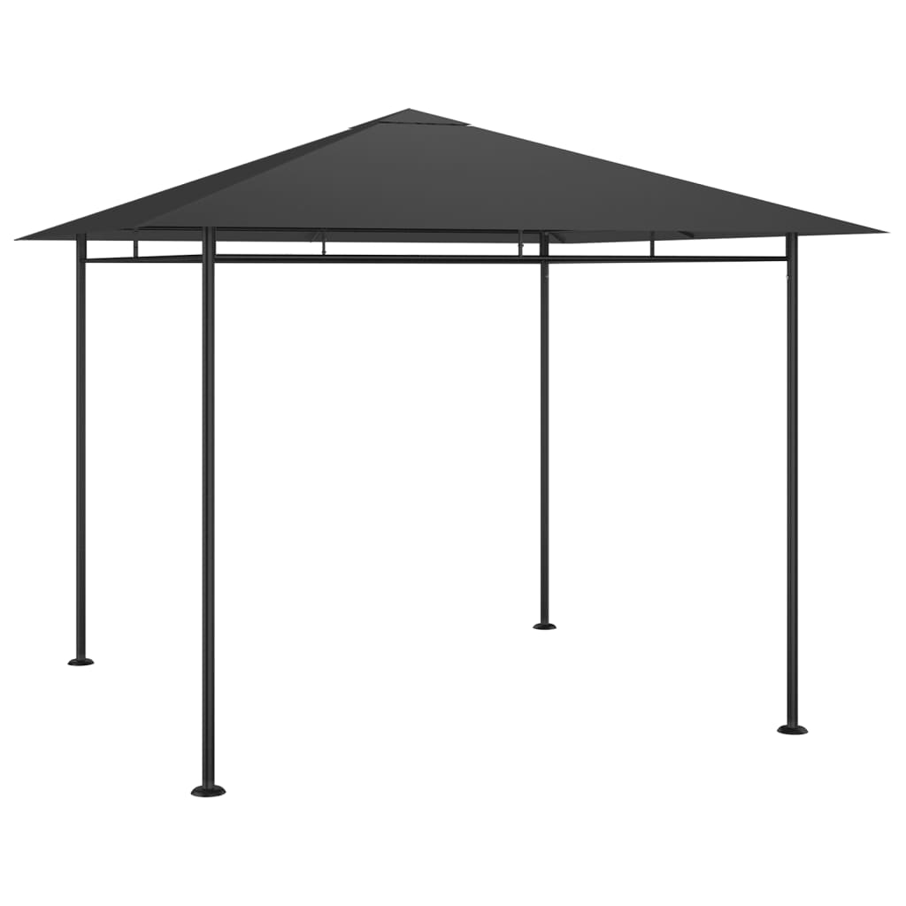 vidaXL Pavillon 3x3x2,7 m Anthrazit 180 g/m²