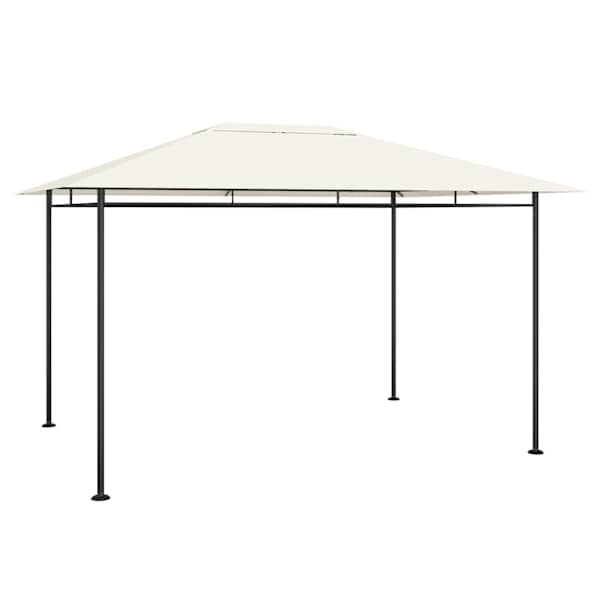vidaXL lehtla 384x281x270 cm, kreemjas, 180 g/m&sup2;