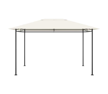 vidaXL Gazebo 384x281x270 cm Cream 180 g/m²