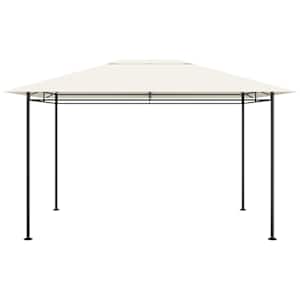 Altán 384x281x270 cm krémový 180 g/m² - obrázek 2