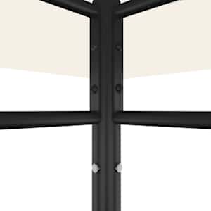 Altán 384x281x270 cm krémový 180 g/m² - obrázek 4