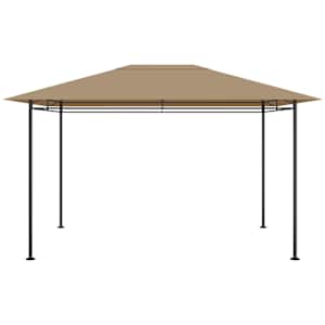Altán 384x281x270 cm taupe 180 g/m² - obrázek 2