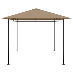 Altán 384x281x270 cm taupe 180 g/m² - obrázek 3