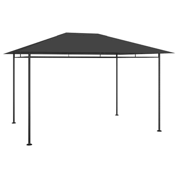vidaXL lehtla 384x281x270 cm, antratsiithall, 180 g/m&sup2;