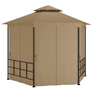 Altán s bočnicemi 3,1 x 2,7 m taupe - obrázek 1