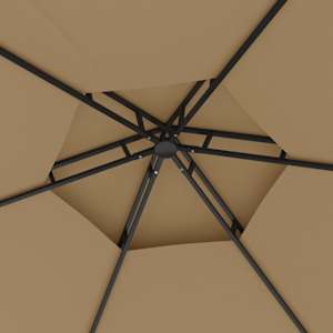 Altán s bočnicemi 3,1 x 2,7 m taupe - obrázek 5
