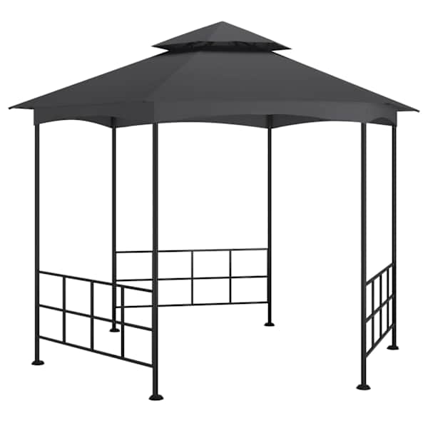 vidaXL varikatus k&uuml;lgseintega, 3,1x2,7 m, antratsiithall