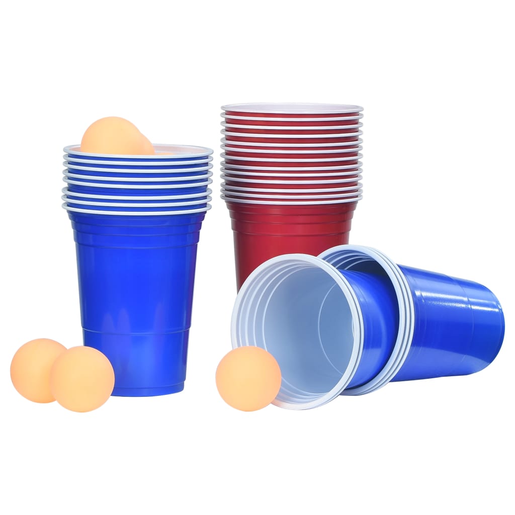 Skládací stůl na beer pong s kelímky a míčky 240 cm - obrázek 14