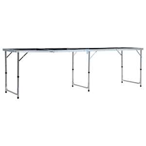 Skládací stůl na beer pong s kelímky a míčky 240 cm - obrázek 4