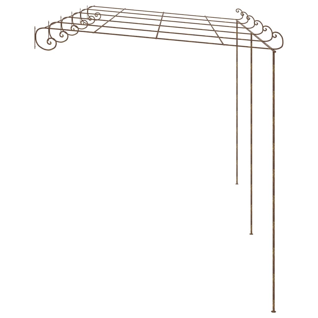 Pergola ogrodowa, antyczny brąz, 6x3x2,5 m, żelazo