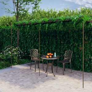 Zahradní pergola hnědá s patinou 6 x 3 x 2,5 m železná - obrázek 1