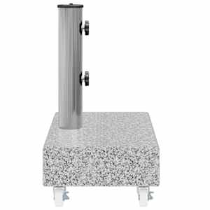 Stojan na slunečník světle šedý 45 x 25 x 8,3 cm žula - obrázek 7
