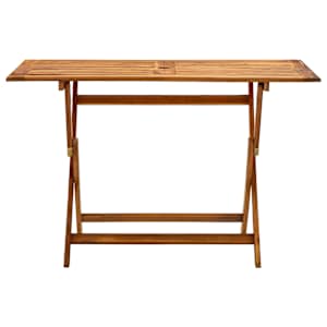 Skládací zahradní stůl 120 x 70 x 75 cm masivní akácie - obrázek 2