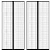 vidaXL putukakaitse uksekardinad 2 tk magnetplokkidega must 220x110 cm