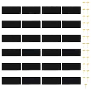 Závěsy do dveří proti hmyzu 2 ks s magnety černé 230 x 160 cm - obrázek 4