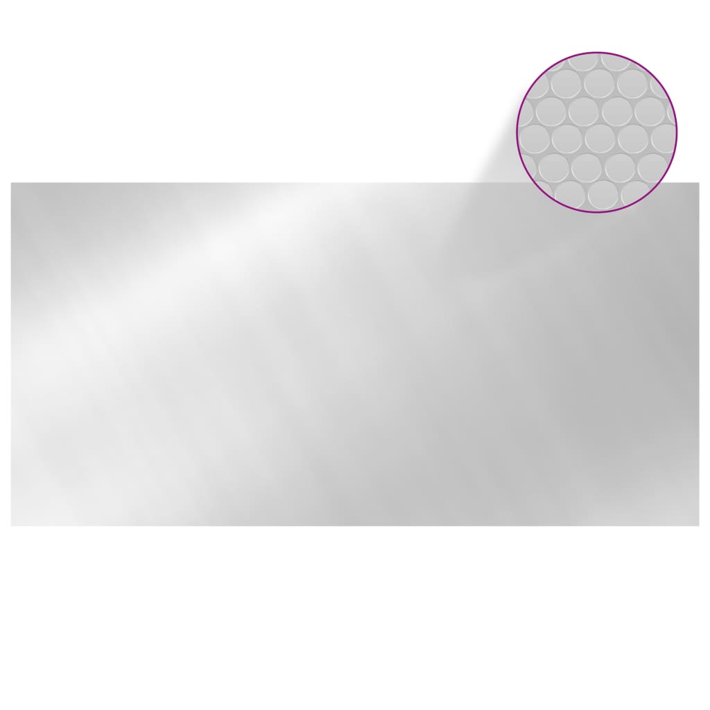 Alternativ bild 2 för VidaXl Poolskydd Silver 549X274 Cm Pe