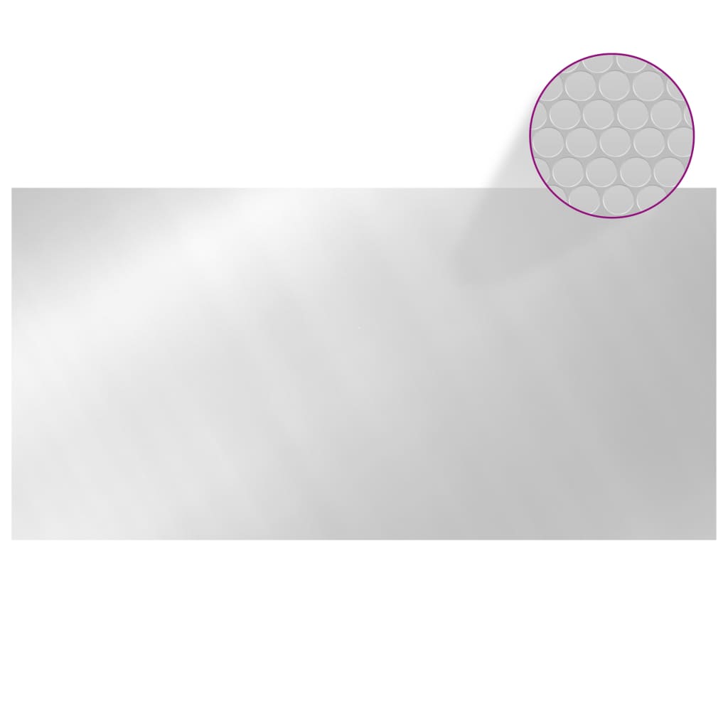 Baseino uždangalas, sidabrinės spalvos, 600x300cm, PE | Stepinfit