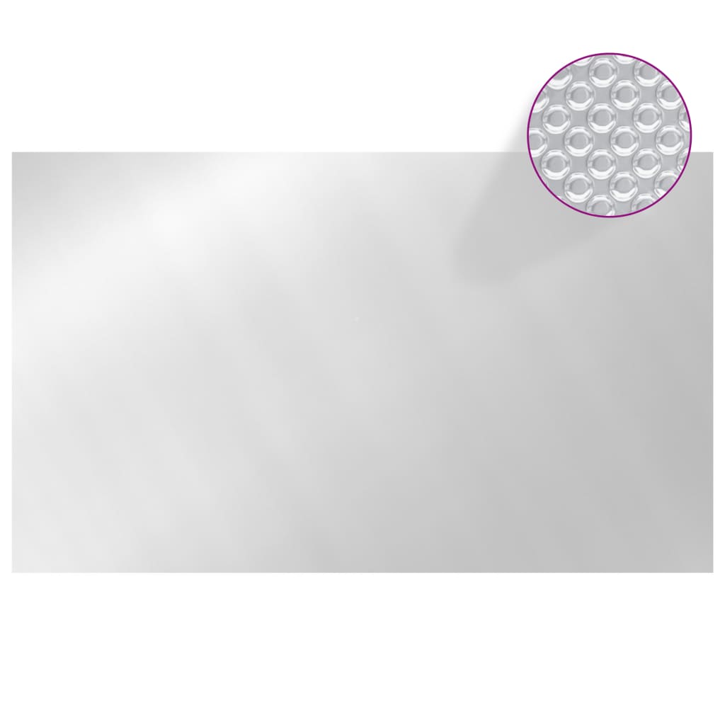 Thumbnail - vidaXL Rechteckige Poolabdeckung 500x300 cm PE Silbern