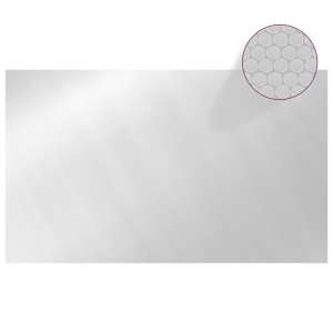 Obdélníkový kryt na bazén 500 x 300 cm PE stříbrný - obrázek 3