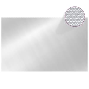 Obdélníkový kryt na bazén 800 x 500 cm PE stříbrný - obrázek 2