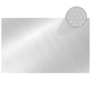 Obdélníkový kryt na bazén 800 x 500 cm PE stříbrný - obrázek 3