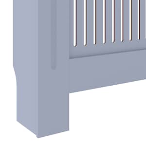 Kryt na radiátor MDF šedý 205 cm - obrázek 8
