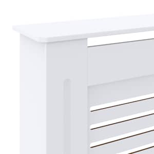 Kryt na radiátor MDF bílý 205 cm - obrázek 7