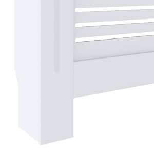 Kryt na radiátor MDF bílý 205 cm - obrázek 8