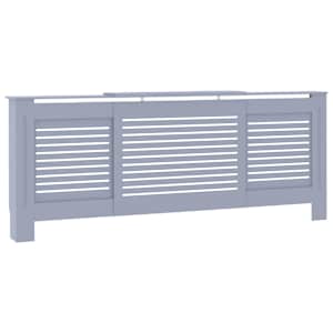 Kryt na radiátor MDF šedý 205 cm - obrázek 2