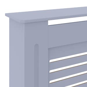 Kryt na radiátor MDF šedý 205 cm - obrázek 7