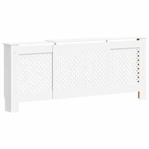 Kryt na radiátor MDF bílý 205 cm - obrázek 2