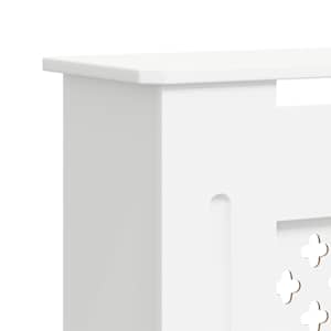 Kryt na radiátor MDF bílý 205 cm - obrázek 9