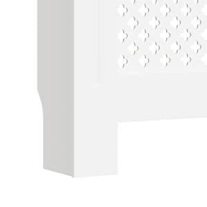 Kryt na radiátor MDF bílý 205 cm - obrázek 10