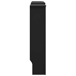 Kryt na radiátor MDF černý 205 cm - obrázek 5