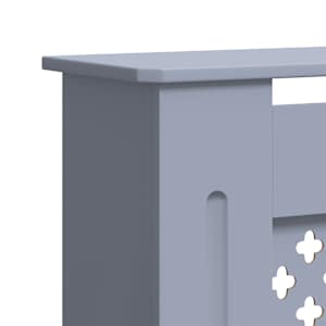 Kryt na radiátor MDF šedý 205 cm - obrázek 8