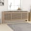 vidaXL MDF radiátorburkolat 205 cm termék 2. képe