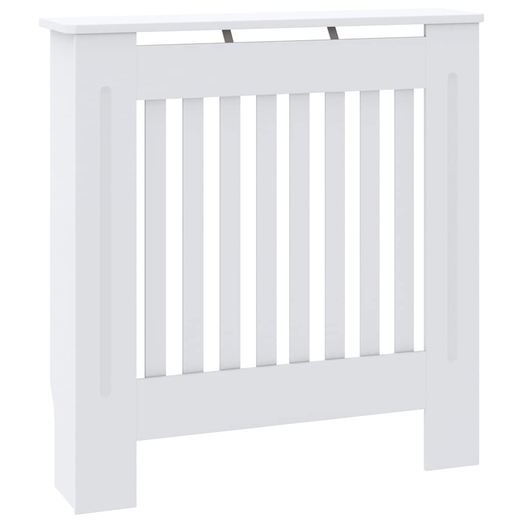 vidaXL Kryt na radiátor MDF bílý 78 cm