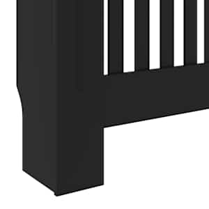 Kryt na radiátor MDF černý 78 cm - obrázek 7