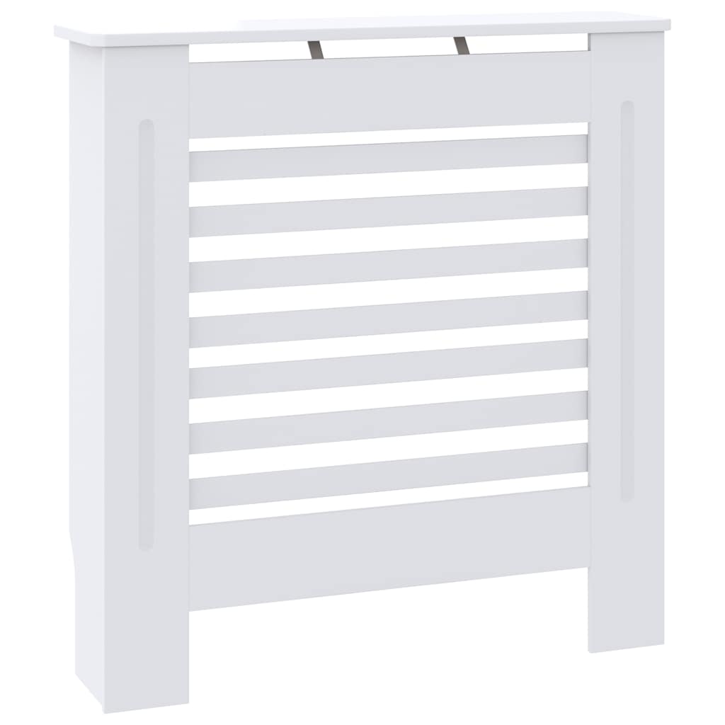 vidaXL Kryt na radiátor MDF bílý 78 cm