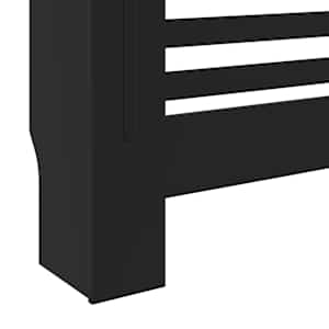 Kryt na radiátor MDF černý 78 cm - obrázek 7