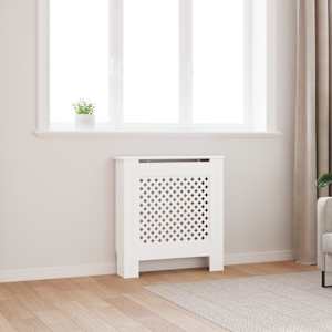 Kryt na radiátor MDF bílý 78 cm - obrázek 1