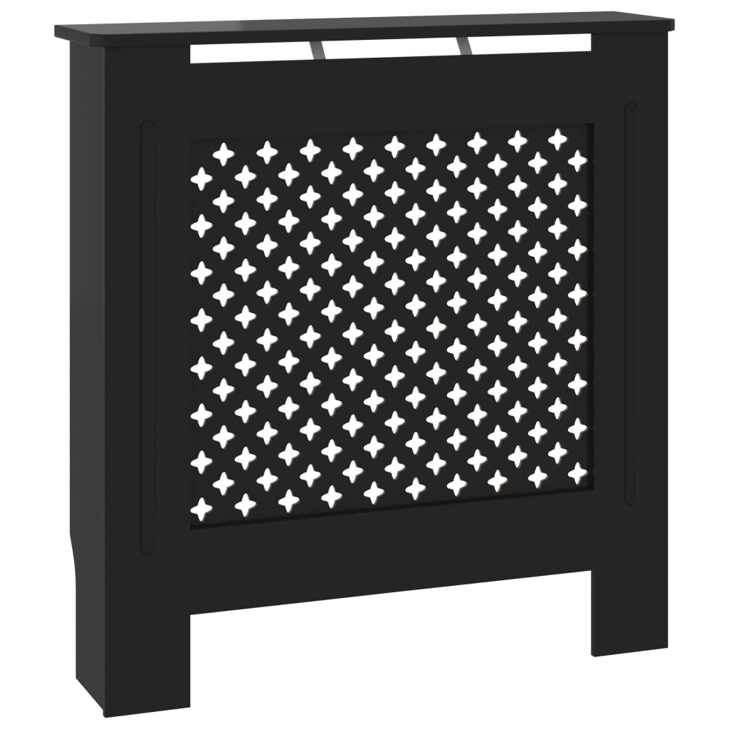 

vidaXL MDF Radiator Cover Black 30.7"