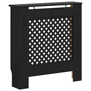 Kryt na radiátor MDF černý 78 cm - obrázek 2