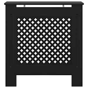 Kryt na radiátor MDF černý 78 cm - obrázek 4