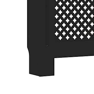 Kryt na radiátor MDF černý 78 cm - obrázek 8